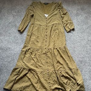 Madewell Tiered Midi Dress